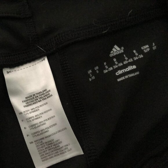 Adidas Climalite Capris  Leggings Work Out Pants - Picture 6 of 7
